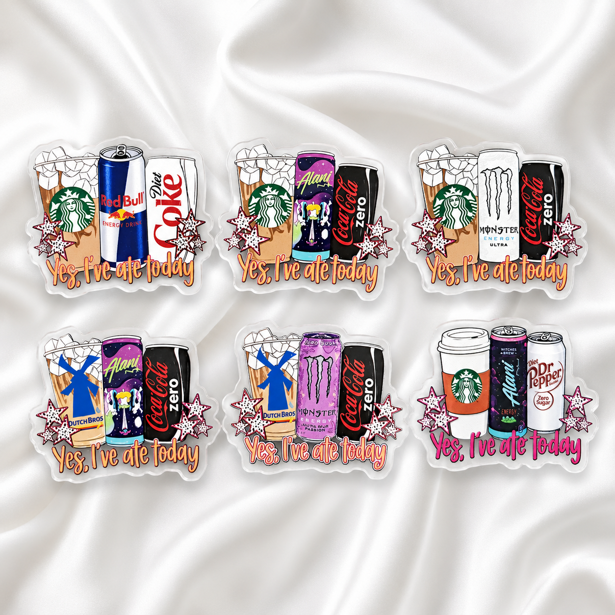 I've ate today Badge Reel