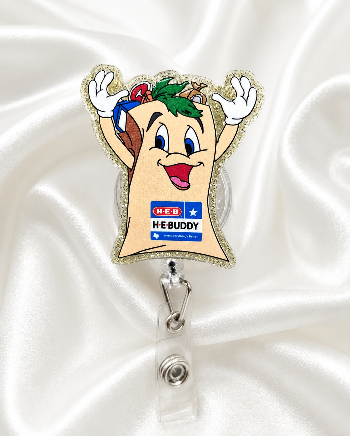 Grocery Buddy Badge Reel for Work
