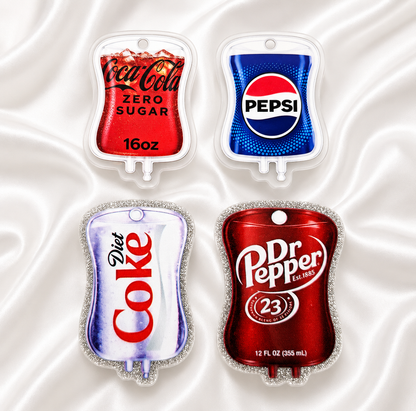 Energy Drink & Soda Inspired Retractable ID Badge