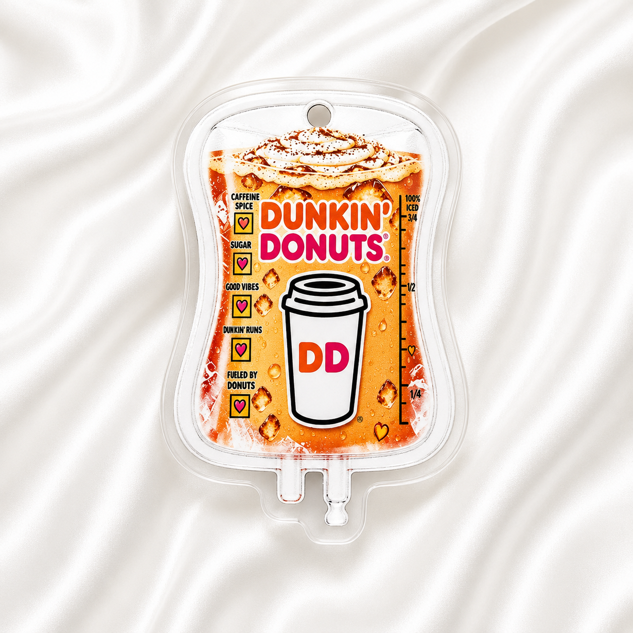 IV Bag Badge Reel Set | Acrylic Nurse Badge Holder | Cute Caffeine Inspired Retractable ID Reel (Copy)