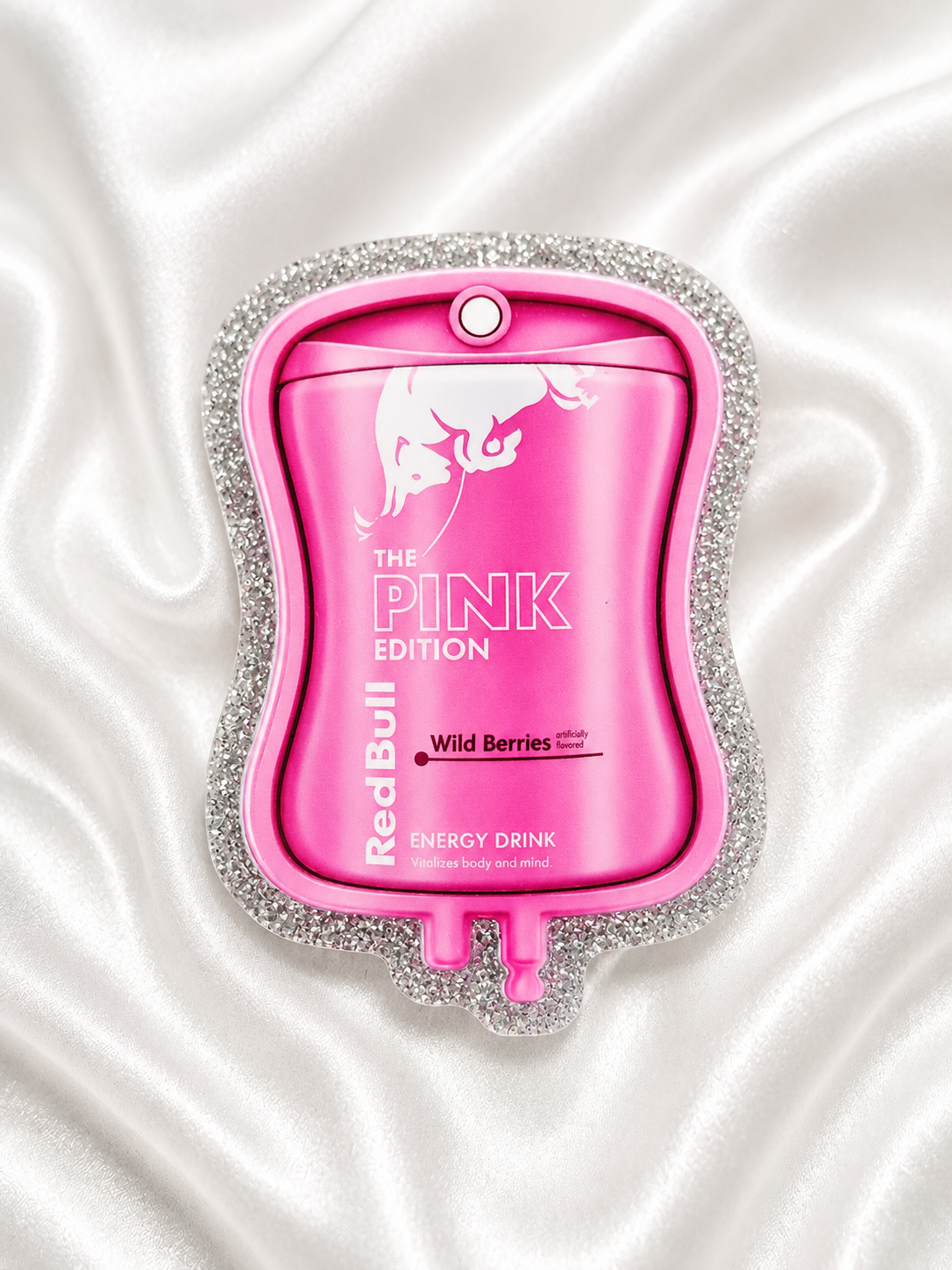 Glitter Energy Drink IV Bag Badge Reel Set | Acrylic Nurse Badge Holder | Cute Caffeine Inspired Retractable ID Reel