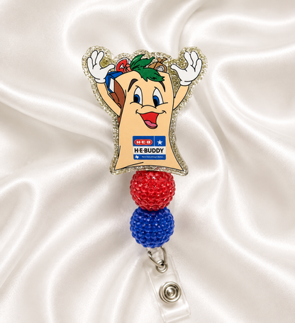 Grocery Buddy Badge Reel for Work