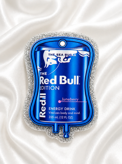 Glitter Energy Drink IV Bag Badge Reel Set | Acrylic Nurse Badge Holder | Cute Caffeine Inspired Retractable ID Reel