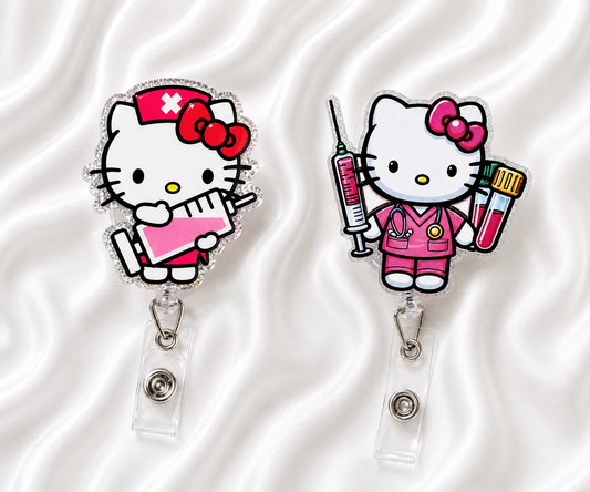 Lab Tech & Phlebotomist Badge Reel