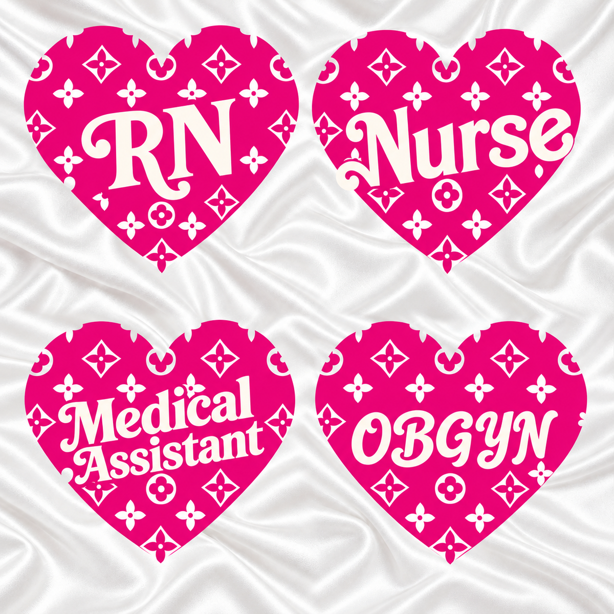 Pretty in Pink Healthcare Hearts