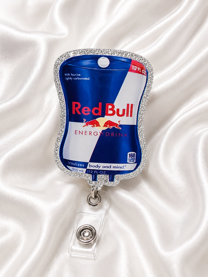 Energy Drink & Soda Inspired Retractable ID Badge