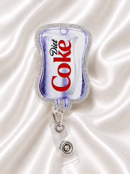 Energy Drink & Soda Inspired Retractable ID Badge