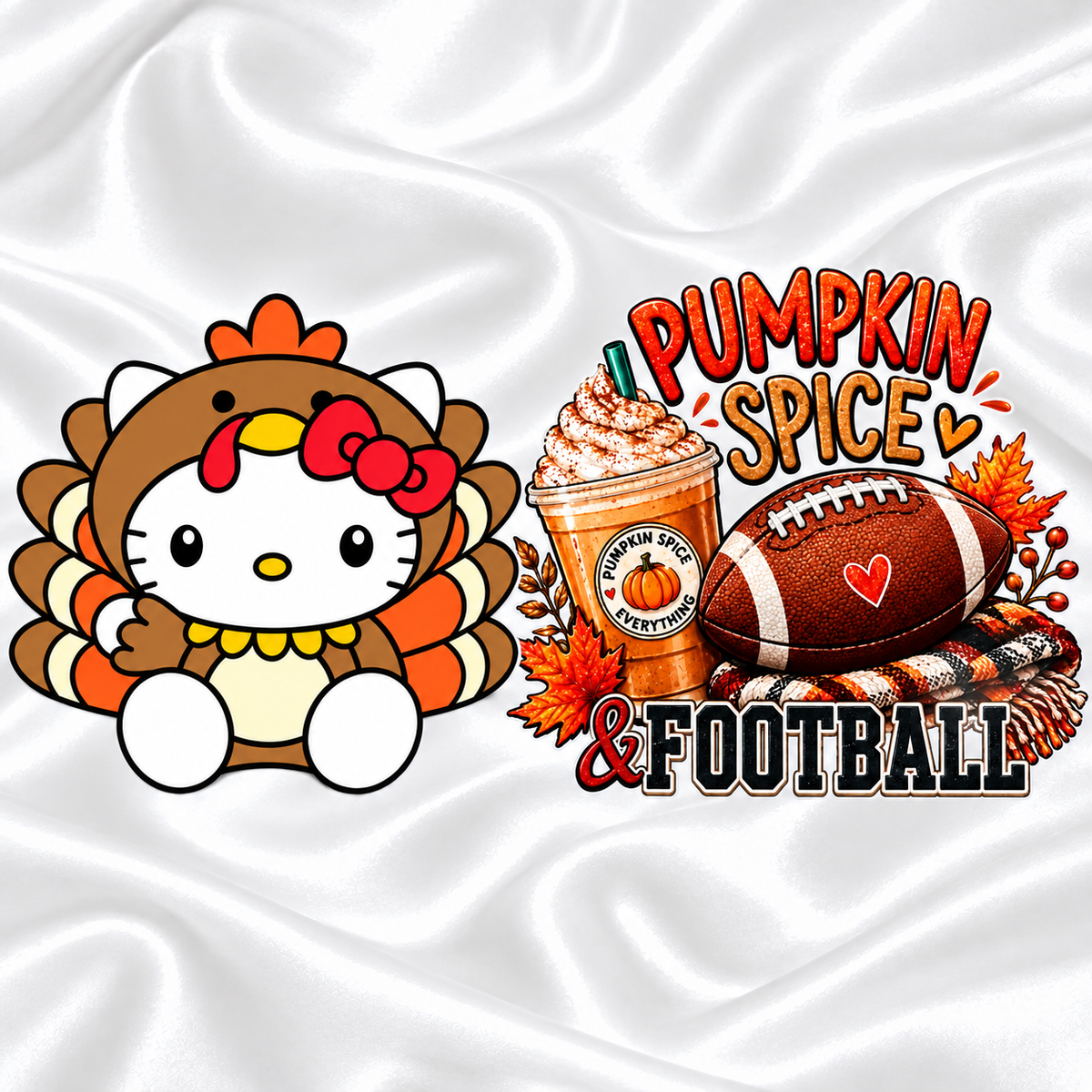 Thanksgiving Kitty | Pumpkin Spice And Football