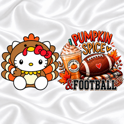 Thanksgiving Kitty | Pumpkin Spice And Football