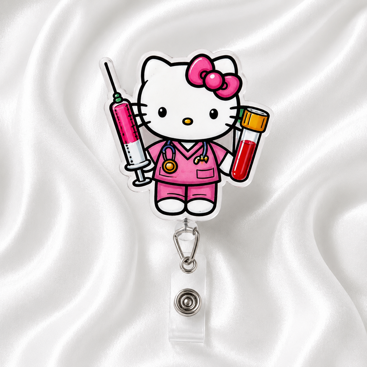 Lab Tech & Phlebotomist Badge Reel